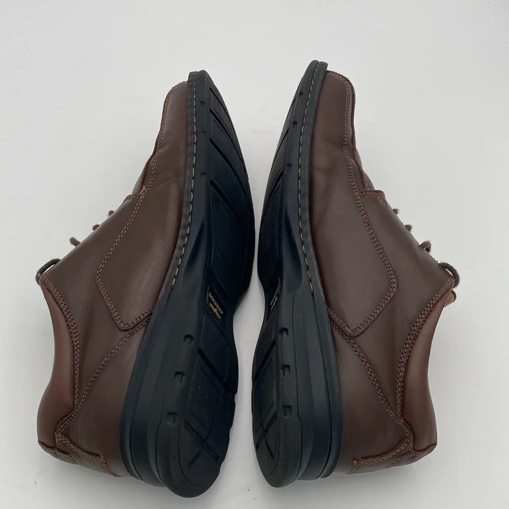 Dockers Men's Brown Leather pro style Shoes Oxford men 10M office casual comfort